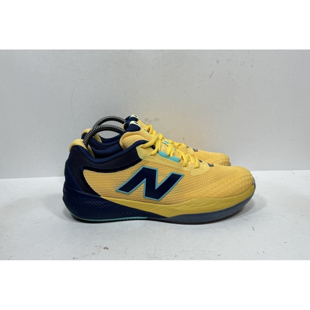 New Balance FuelCell 996v6 Navy Gold Men's 7.5 Tennis Pickleball Shoes MCH996I6